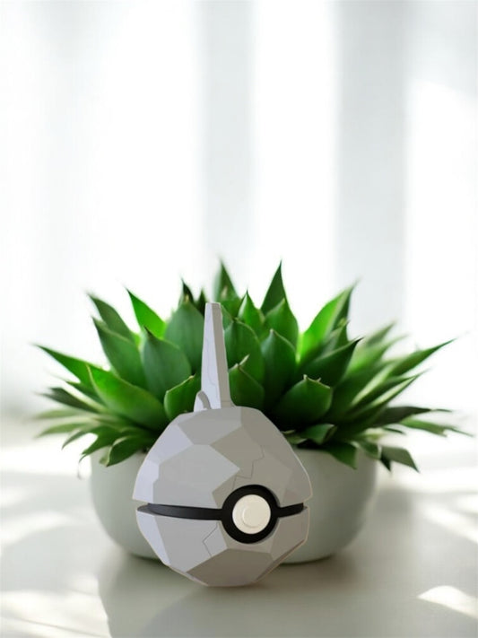 Pokemon Character Design - 3D Printed Pokeball - Onix - Unique Display Collectable