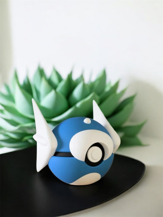 Pokemon Character Design - 3D Printed Pokeball - Dratini - Unique Display Collectable