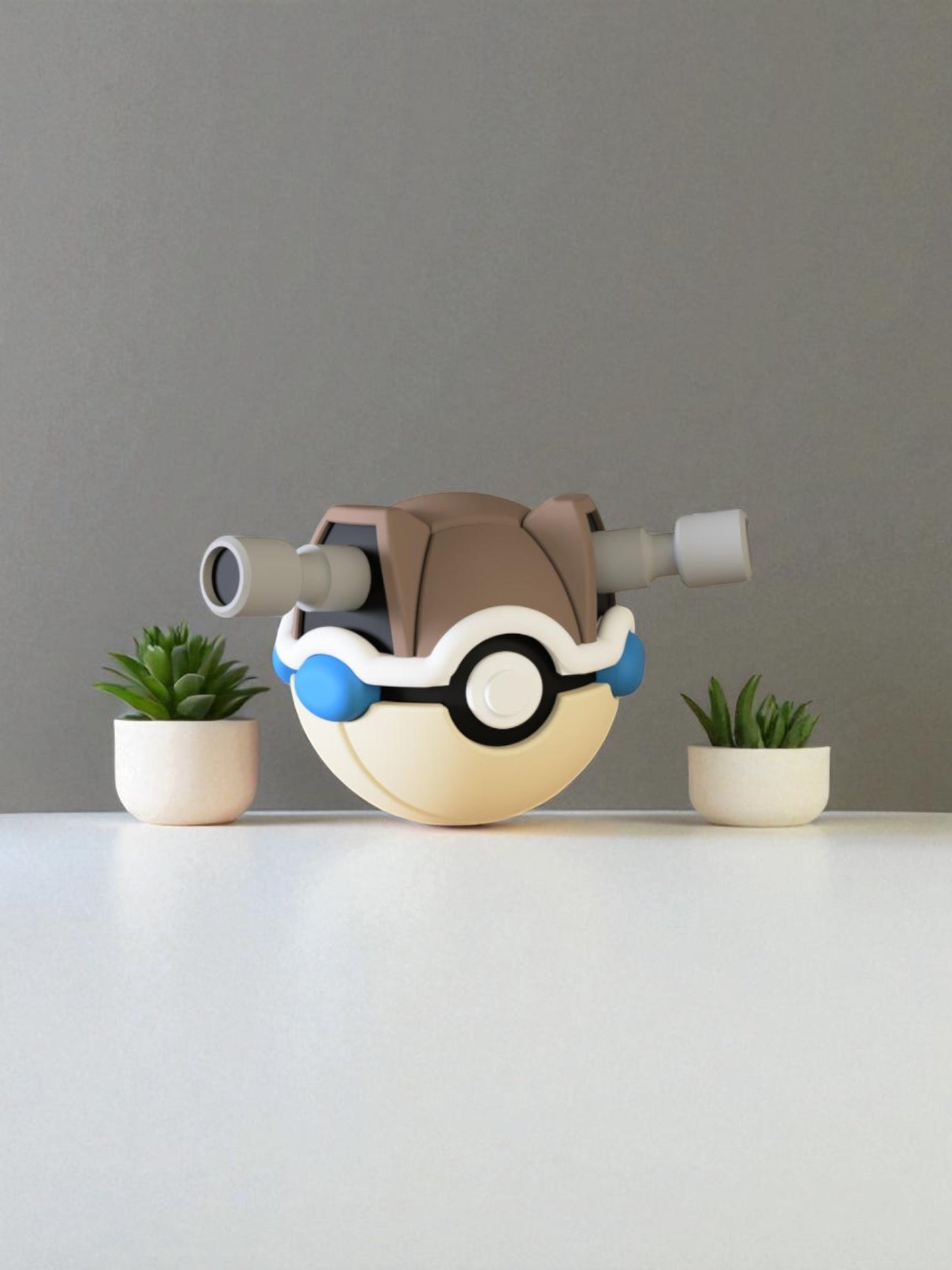 Pokemon Character Design 3D Printed Pokeball - Blastoise - Unique Display Collectable