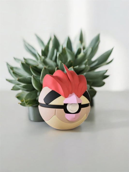 Pokemon Character Design - 3D Printed Pokeball - Pidgeotto - Unique Display Collectable