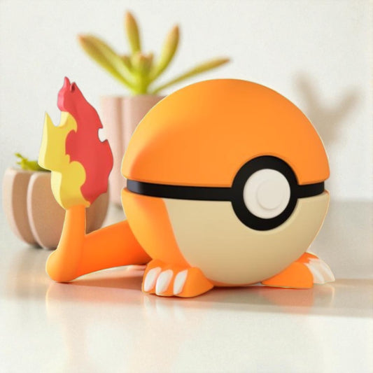 Pokemon Character Design 3D Printed Pokeball - Charmander - Unique Display Collectible