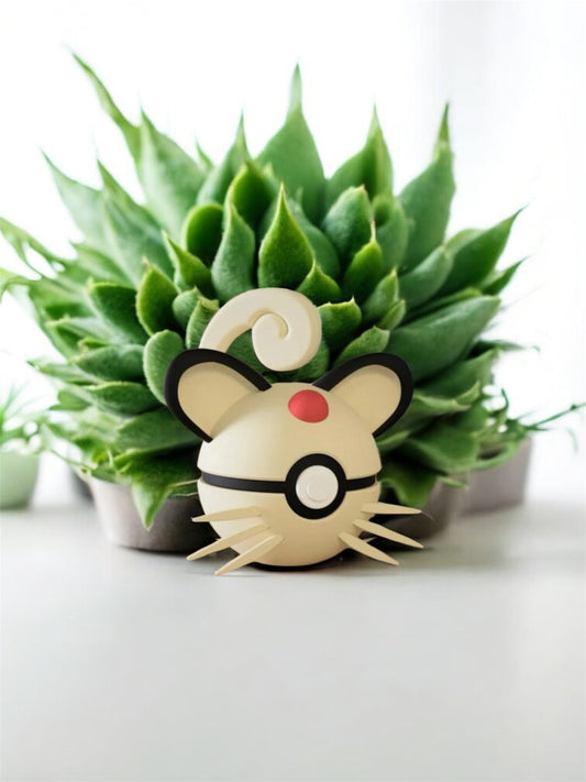 Pokemon Character Design - 3D Printed Pokeball - Persian - Unique Display Collectable