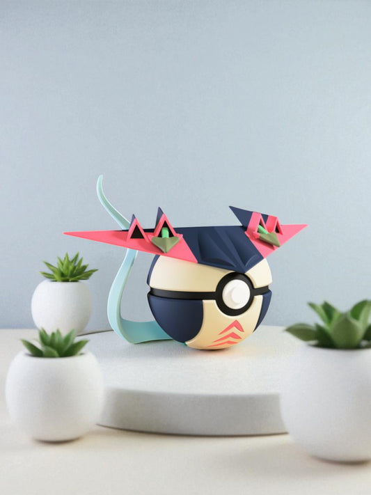 Pokemon Character Design 3D Printed Pokeball - Dragapult - Unique Display Collectable