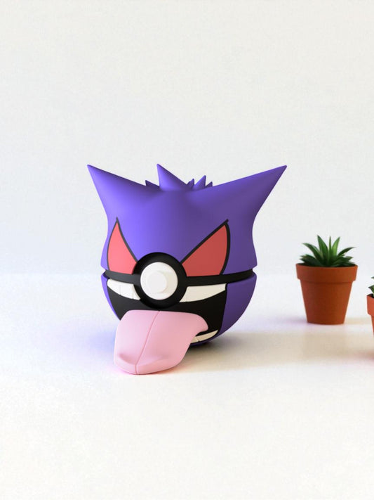 Pokemon Character Design 3D Printed Pokeball - Gengar - Unique Display Collectable