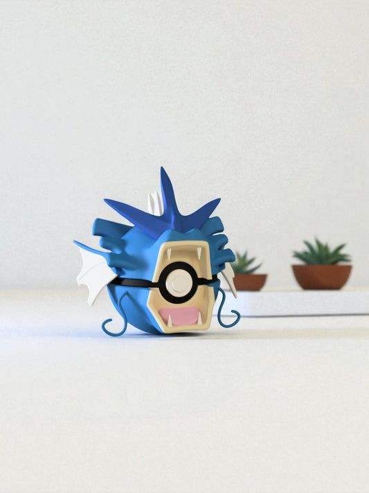Pokemon Character Design 3D Printed Pokeball - Gyrados - Unique Display Collectable
