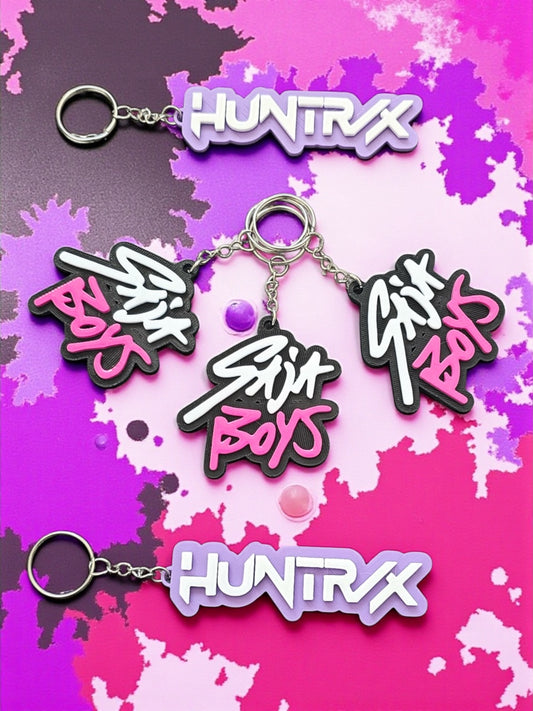 K-POP Demon Hunters 3D Printed Keychain - 2 Piece Set