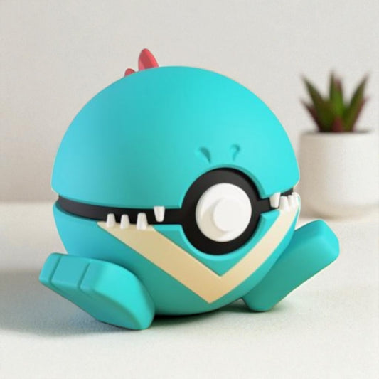 Pokemon Character 3D Printed Pokeball - Totodile - Unique Display Collectible
