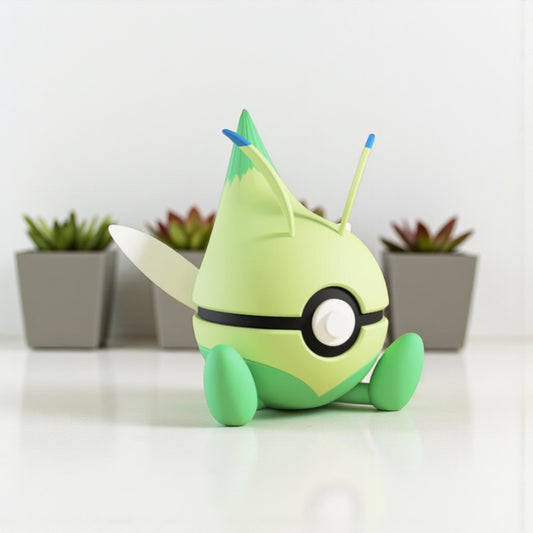Pokemon Character Design 3D Printed Pokeball - Celebi - Unique Display Collectible