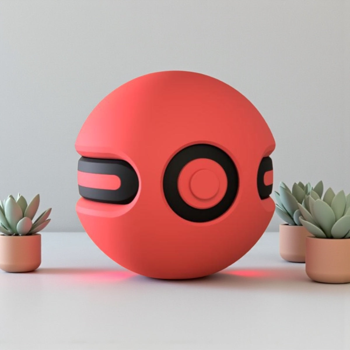 Pokemon 3D Printed Pokeball - Cherish Ball Design - Unique Display Collectible