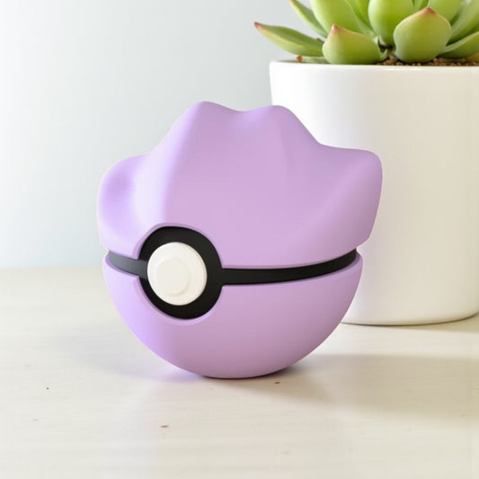 Pokemon Character Design 3D Printed Pokeball - Ditto - Unique Display Collectible