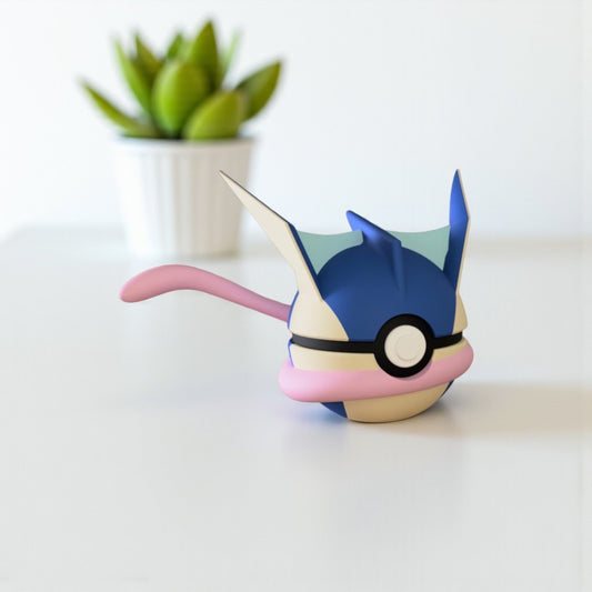 Pokemon Character Design 3D Printed Pokeball - Greninja - Unique Display Collectible