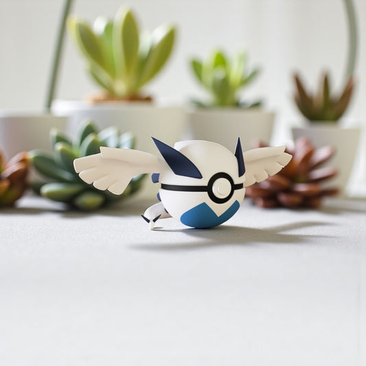 Pokemon Character Design 3D Printed Pokeball - Lugia - Unique Display Collectible