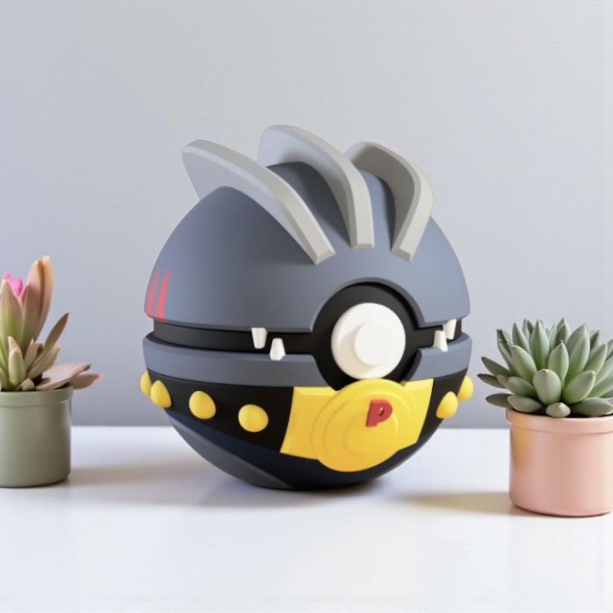 Pokemon Character Design 3D Printed Pokeball - Machoke - Unique Display Collectible