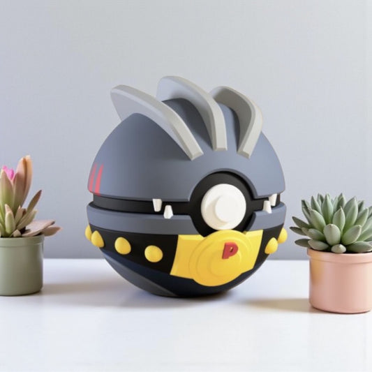 Pokemon Character Design 3D Printed Pokeball - Machoke - Unique Display Collectible