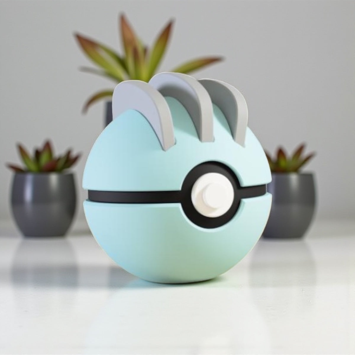 Pokemon Character Design 3D Printed Pokeball - Machop - Unique Display Collectible