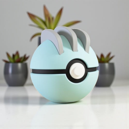 Pokemon Character Design 3D Printed Pokeball - Machop - Unique Display Collectible