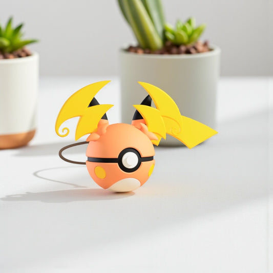 Pokemon Character Design 3D Printed Pokeball - Mega Raichu Y - Unique Display Collectible