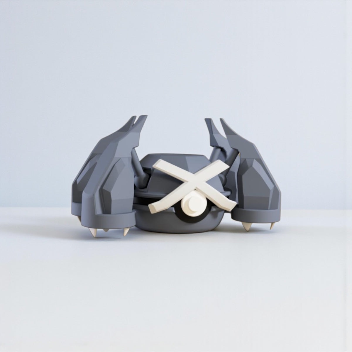 Pokemon Character Design 3D Printed Pokeball - Metagross - Unique Display Collectible