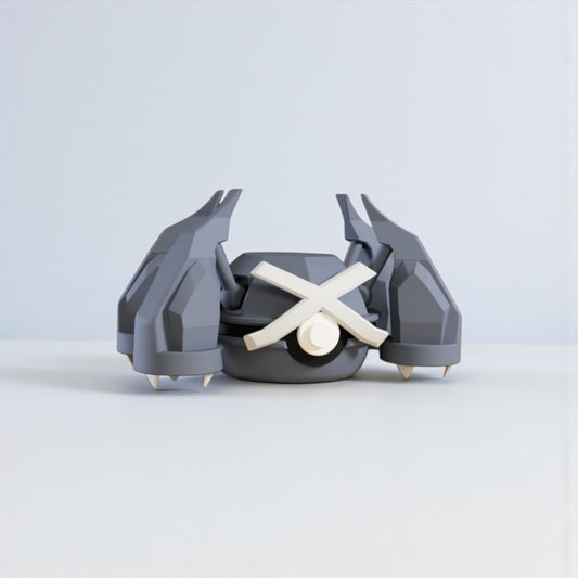 Pokemon Character Design 3D Printed Pokeball - Metagross - Unique Display Collectible