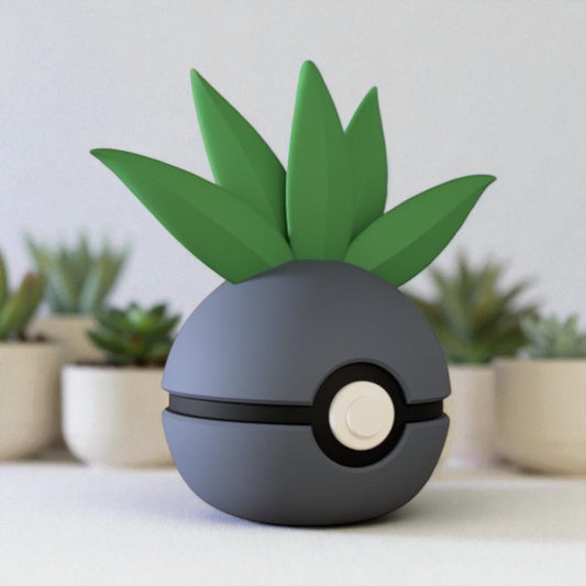 Pokemon Character Design 3D Printed Pokeball - Oddish - Unique Display Collectible