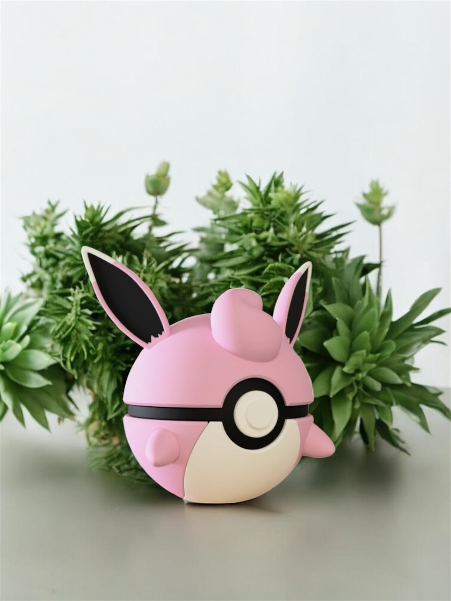 Pokemon Character Design - 3D Printed Pokeball - Wigglytuff - Unique Display Collectible