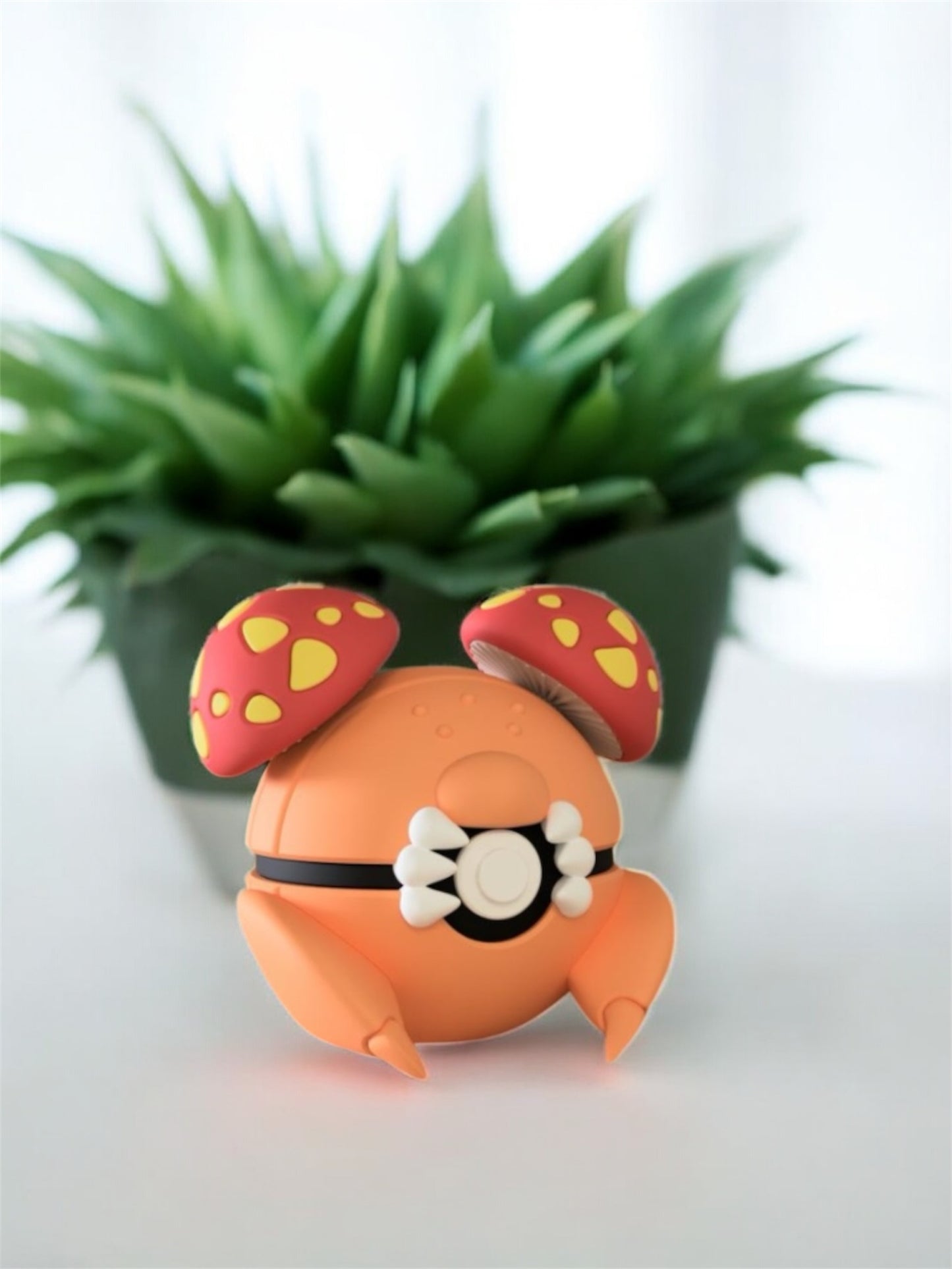 Pokemon Character Design - 3D Printed Pokeball - Paras - Unique Display Collectible
