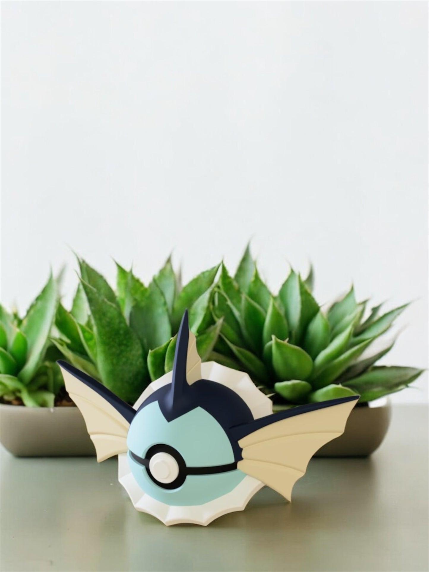 Pokemon Character Design - 3D Printed Pokeball - Vaporeon - Unique Display Collectible