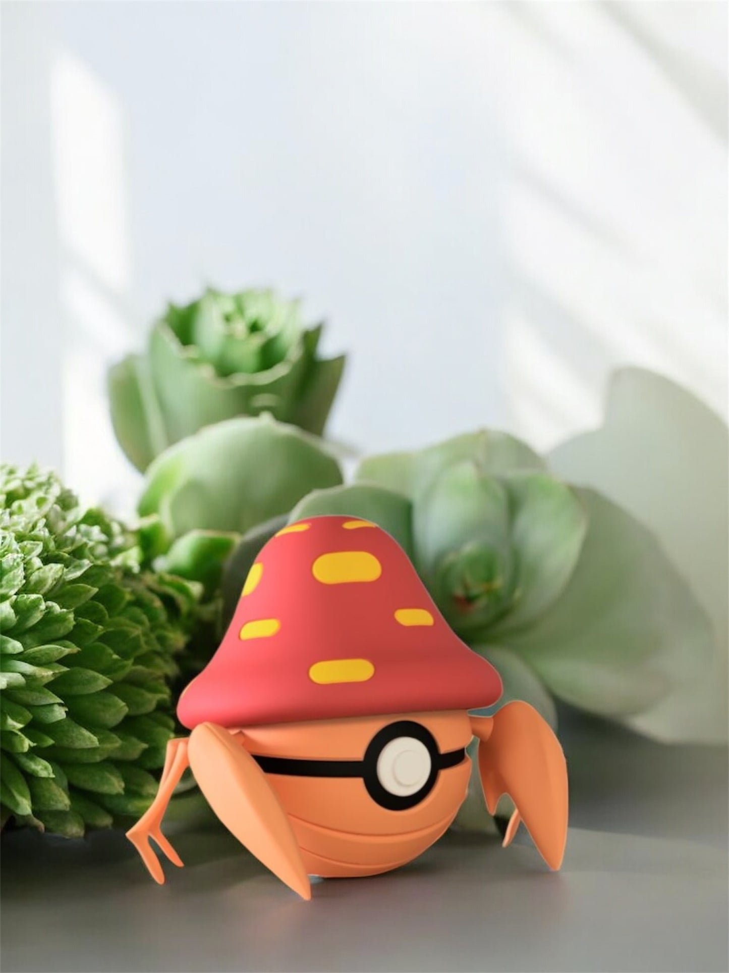 Pokemon Character Design - 3D Printed Pokeball - Parasect - Unique Display Collectible