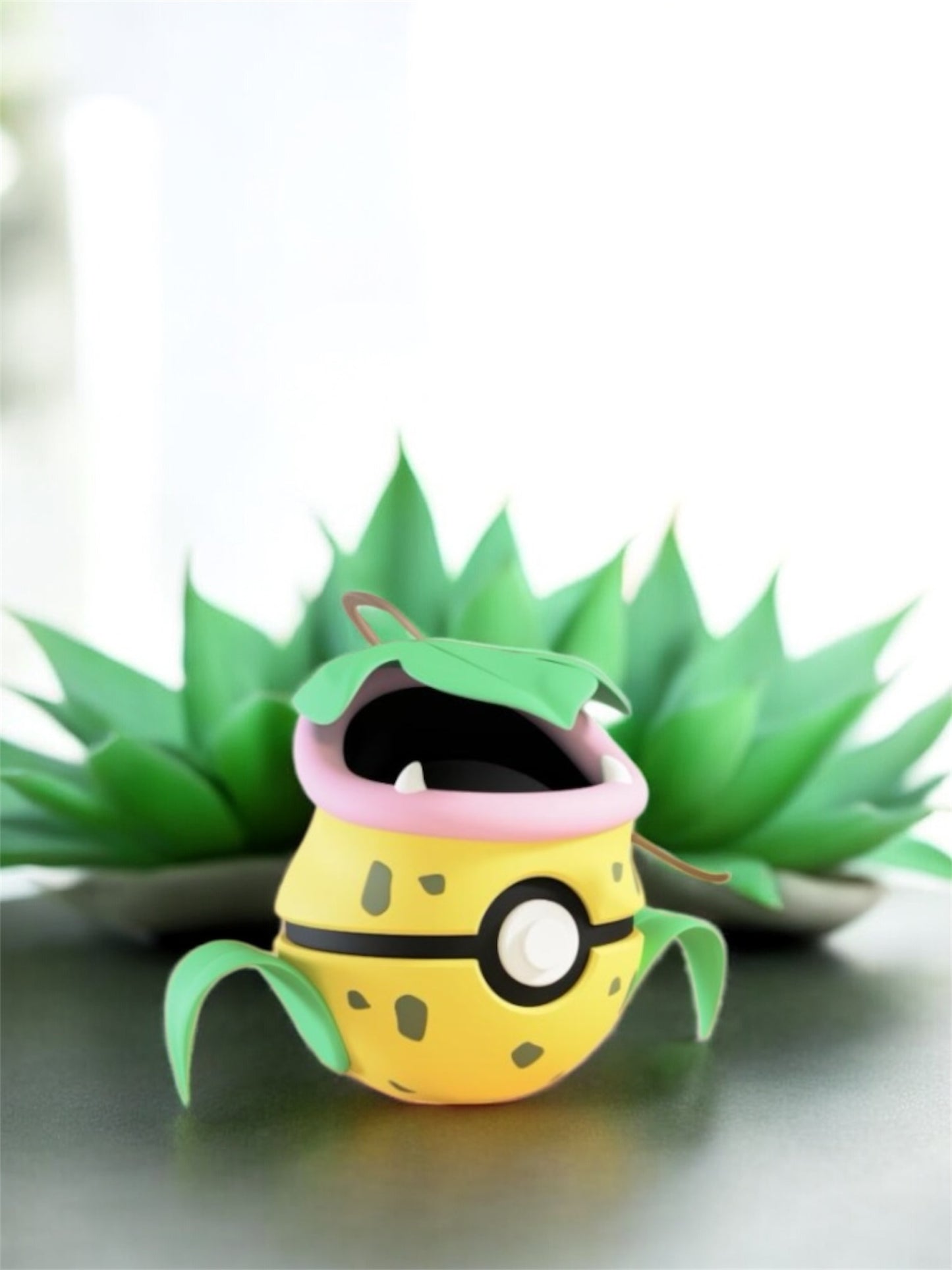 Pokemon Character Design- 3D Printed Pokeball- Victreebel- Unique Display Collectible