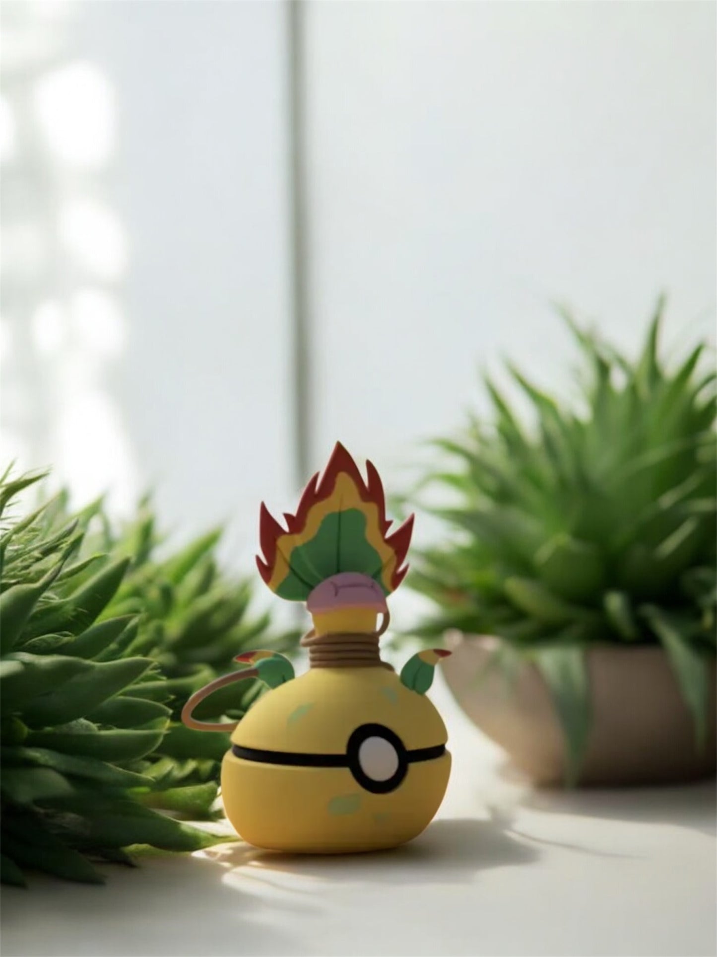 Pokemon Character Design- 3D Printed Pokeball- Mega Victreebel- Unique Display Collectible