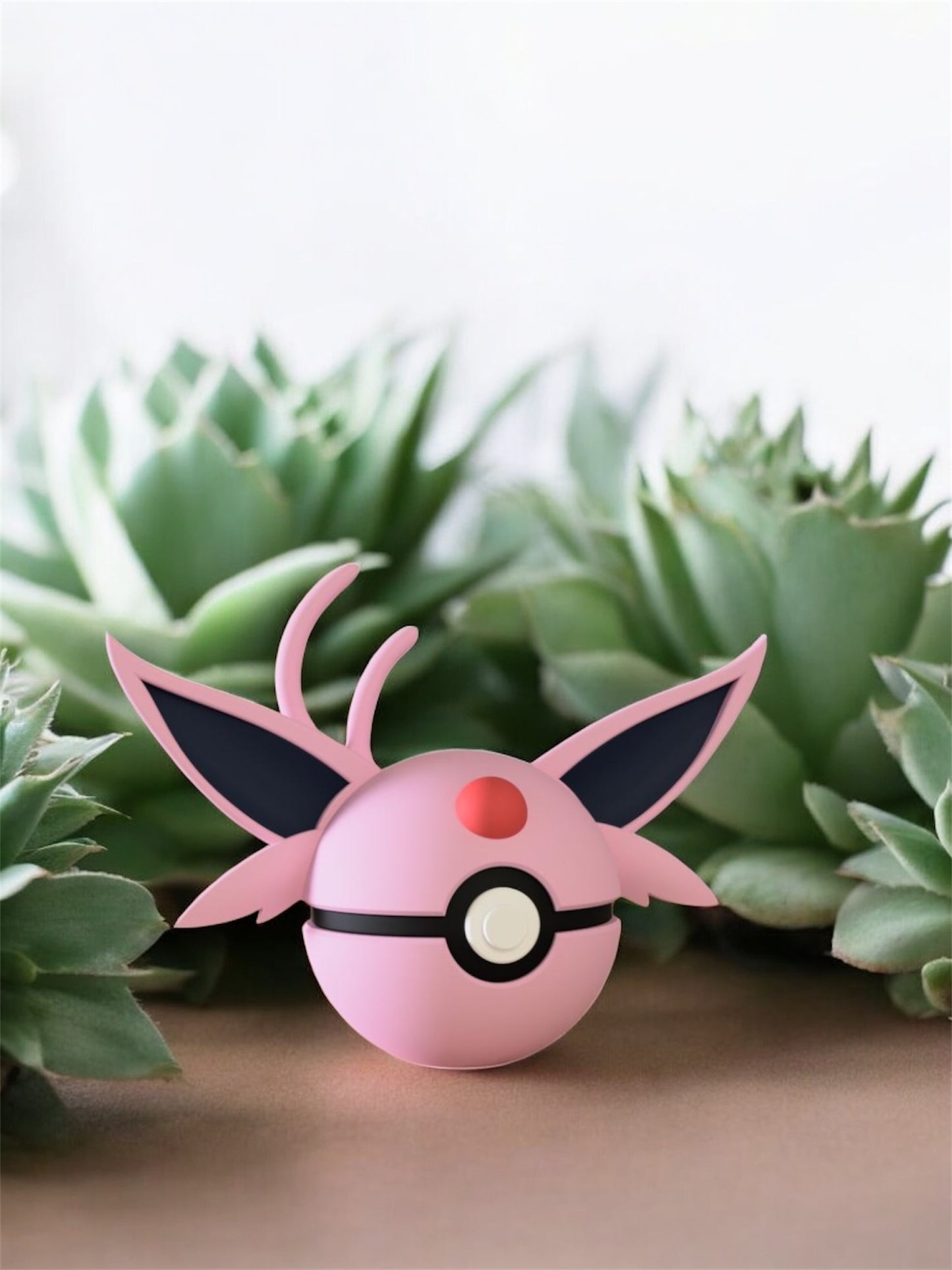 Pokemon Character Design - Espeon - 3D Printed Pokeball - Unique Display Collectible