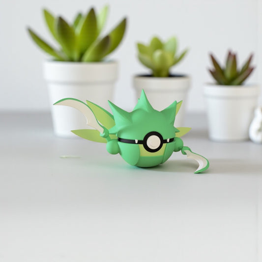 Pokemon Character Design 3D Printed Pokeball - Scyther - Unique Display Collectible