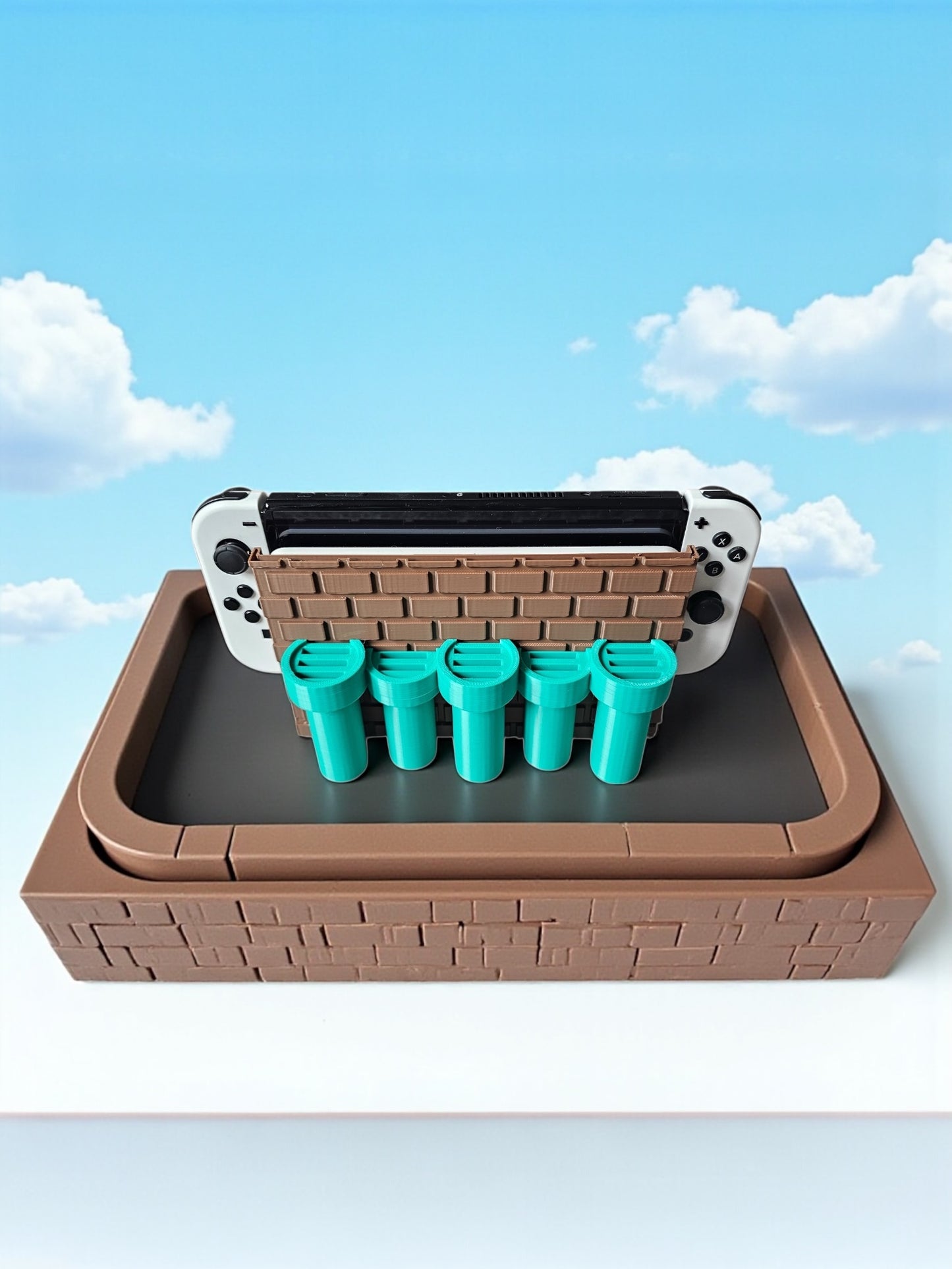Original & OLED Switch 3D Printed Super Mario Dock Cover