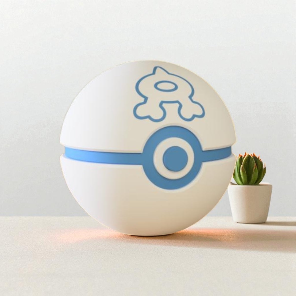Pokemon 3D Printed Pokeball - Team Aqua - Unique Display Collectable