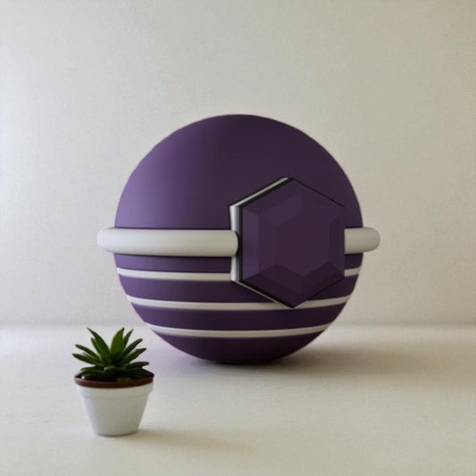 Pokemon 3D Printed Pokeball - Tera Orb Design - Unique Display Collectible