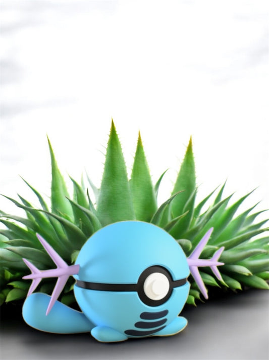 Pokemon Character Design - 3D Printed Pokeball - Wooper - Unique Display Collectible
