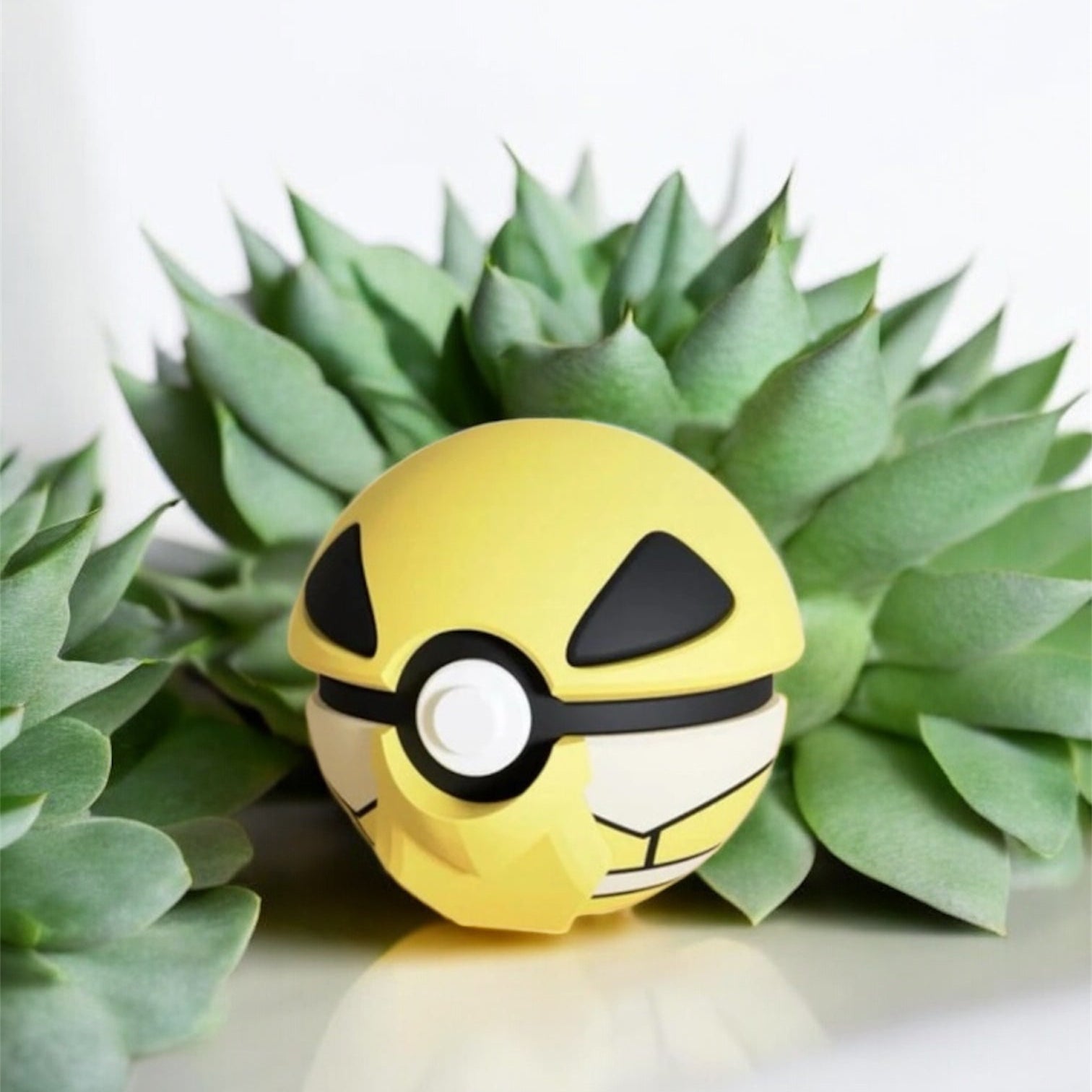 Pokemon Character Design - 3D Printed Pokeball - Kakuna - Unique Display Collectible