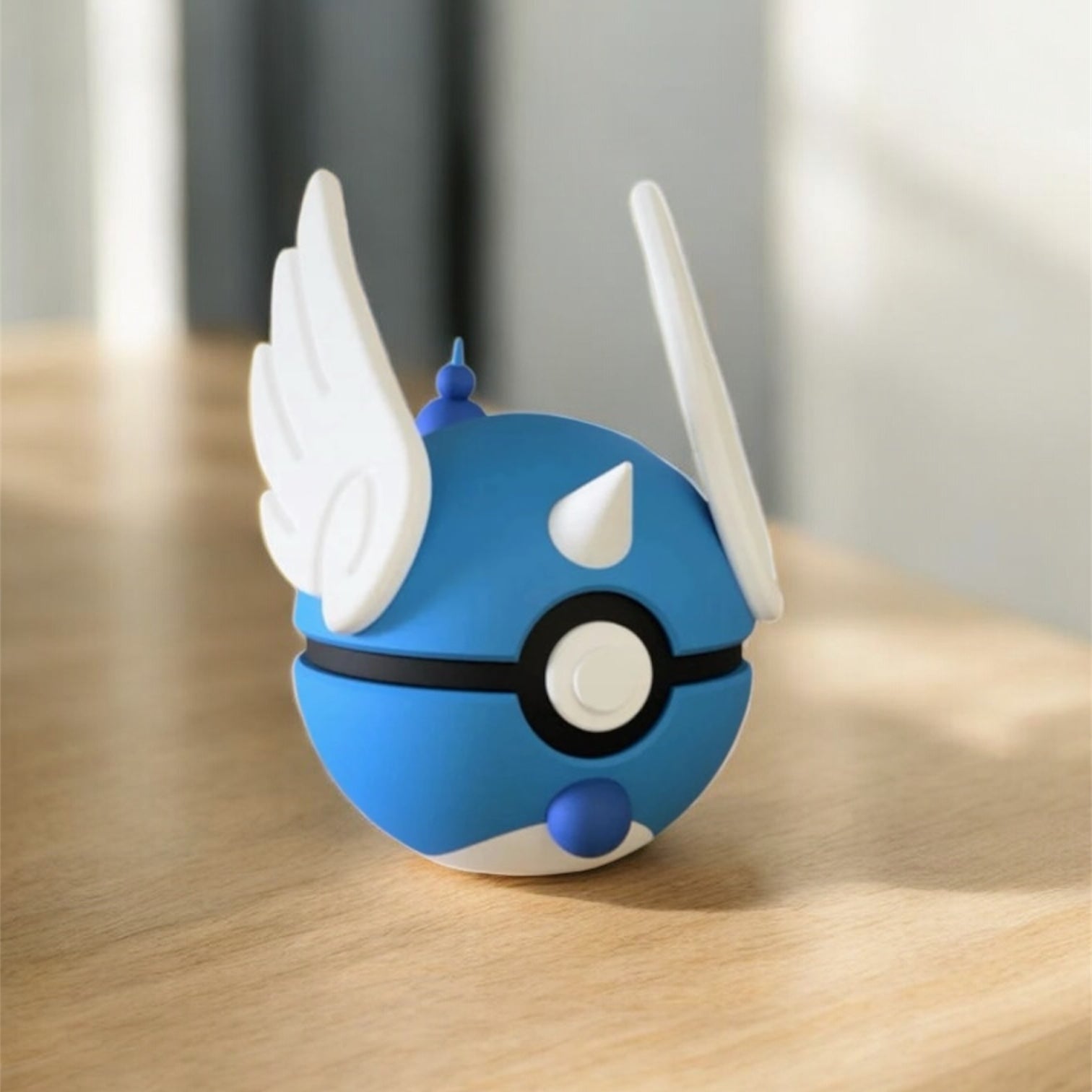 Pokemon Character Design - 3D Printed Pokeball - Dragonair - Unique Display Collectible