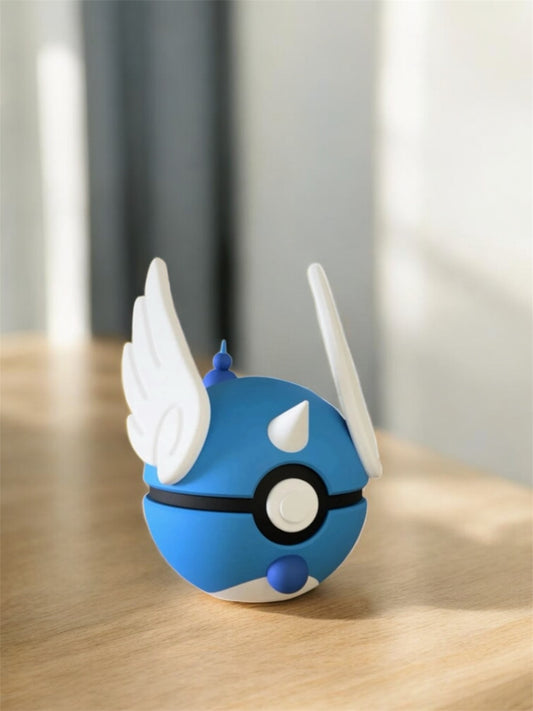 Pokemon Character Design - 3D Printed Pokeball - Dragonair - Unique Display Collectable