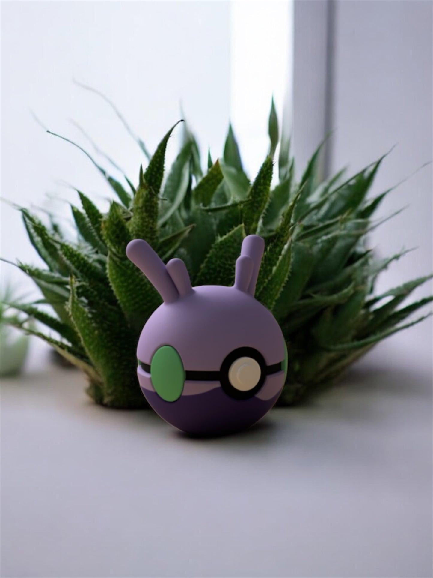Pokemon Character Design - 3D Printed Pokeball - Goomy - Unique Display Collectible