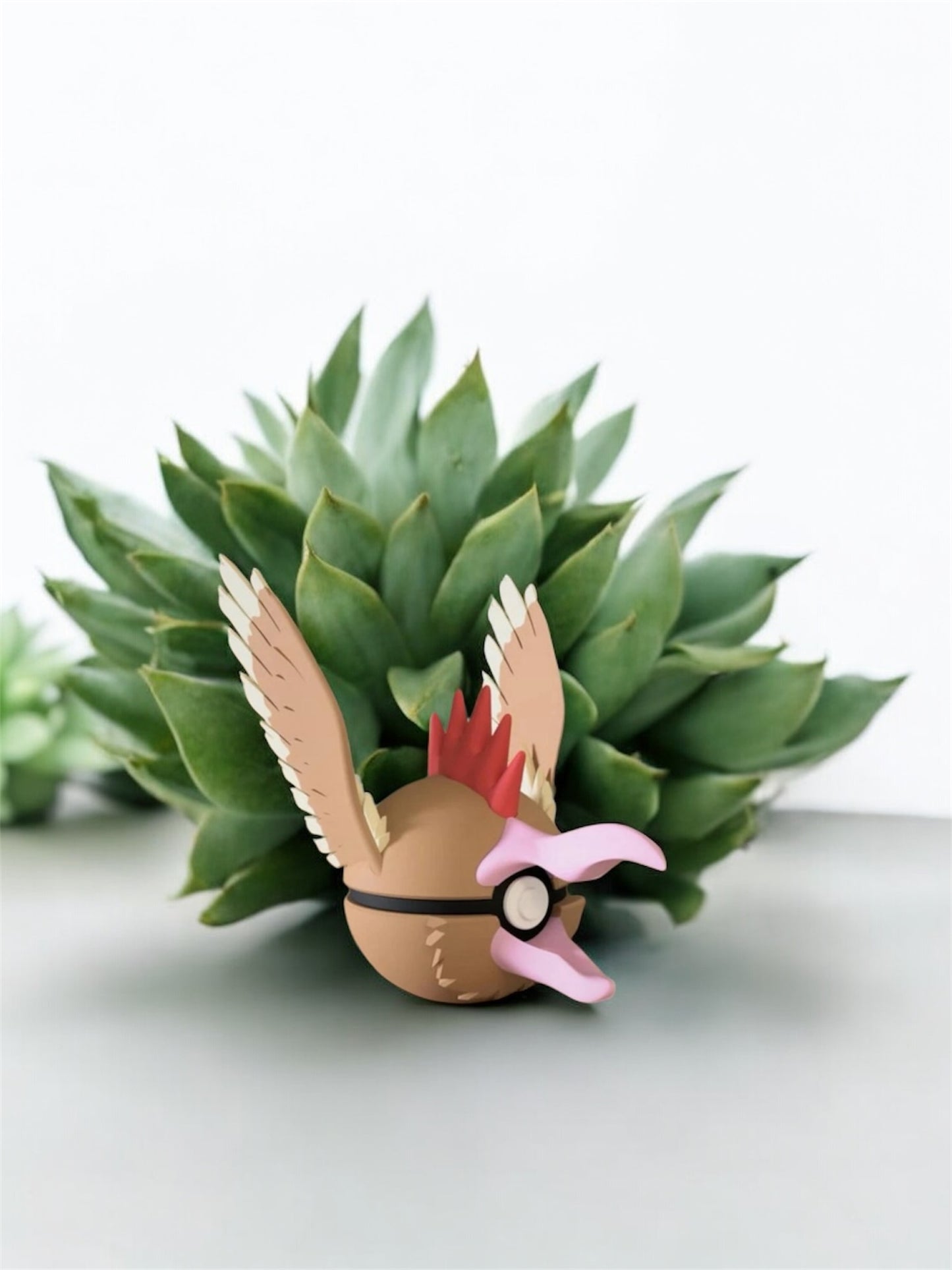 Pokemon Character Design - 3D Printed Pokeball - Fearow - Unique Display Collectable
