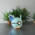 Pokemon Character Design - 3D Printed Pokeball - Nidorina - Unique Display Collectible