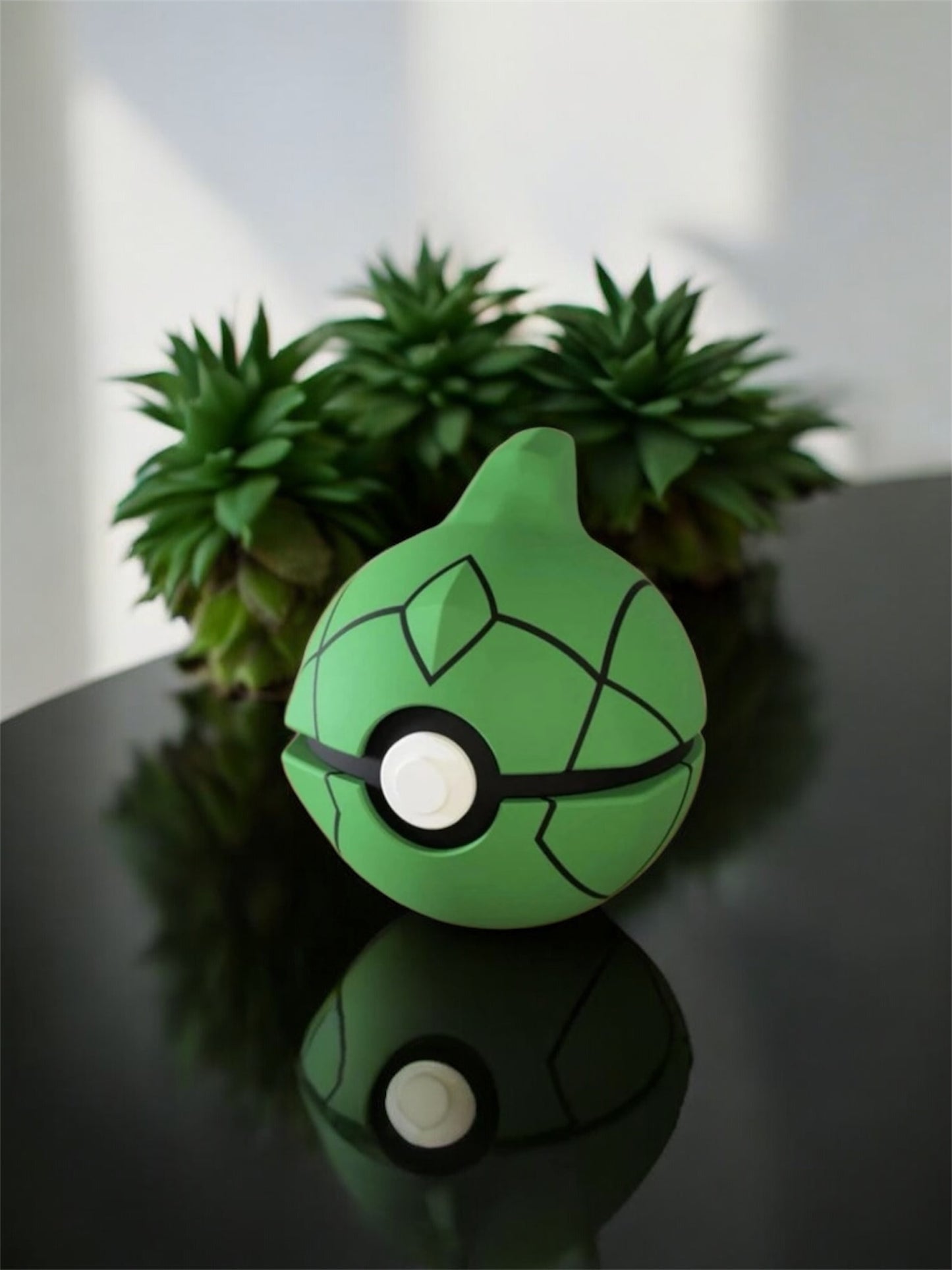 Pokemon Character Design - 3D Printed Pokeball - Metapod - Unique Display Collectable
