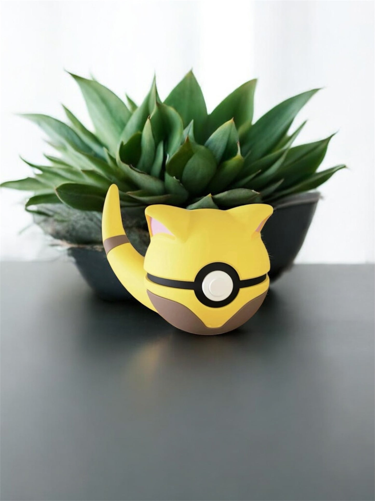 Pokemon Character Design - 3D Printed Pokeball - Abra - Unique Display Collectable