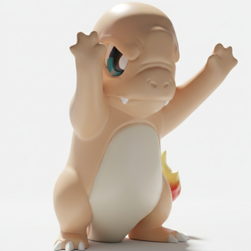 Window Pokemon- 3D Printed Character Design- Unique Display Collectible