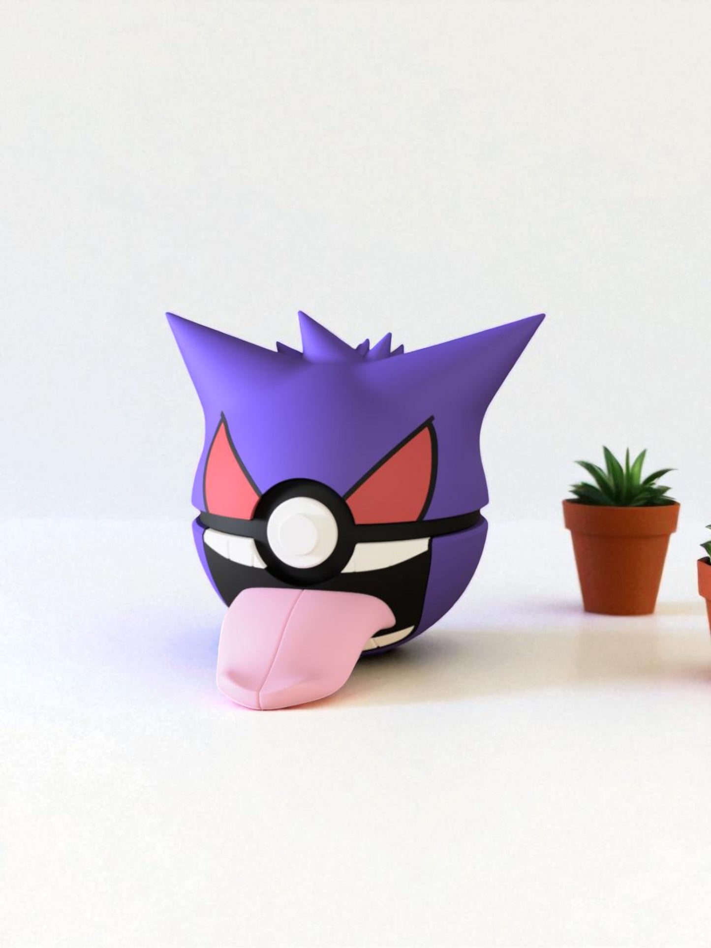 Pokemon Character Design 3D Printed Pokeball - Gengar - Unique Display Collectable