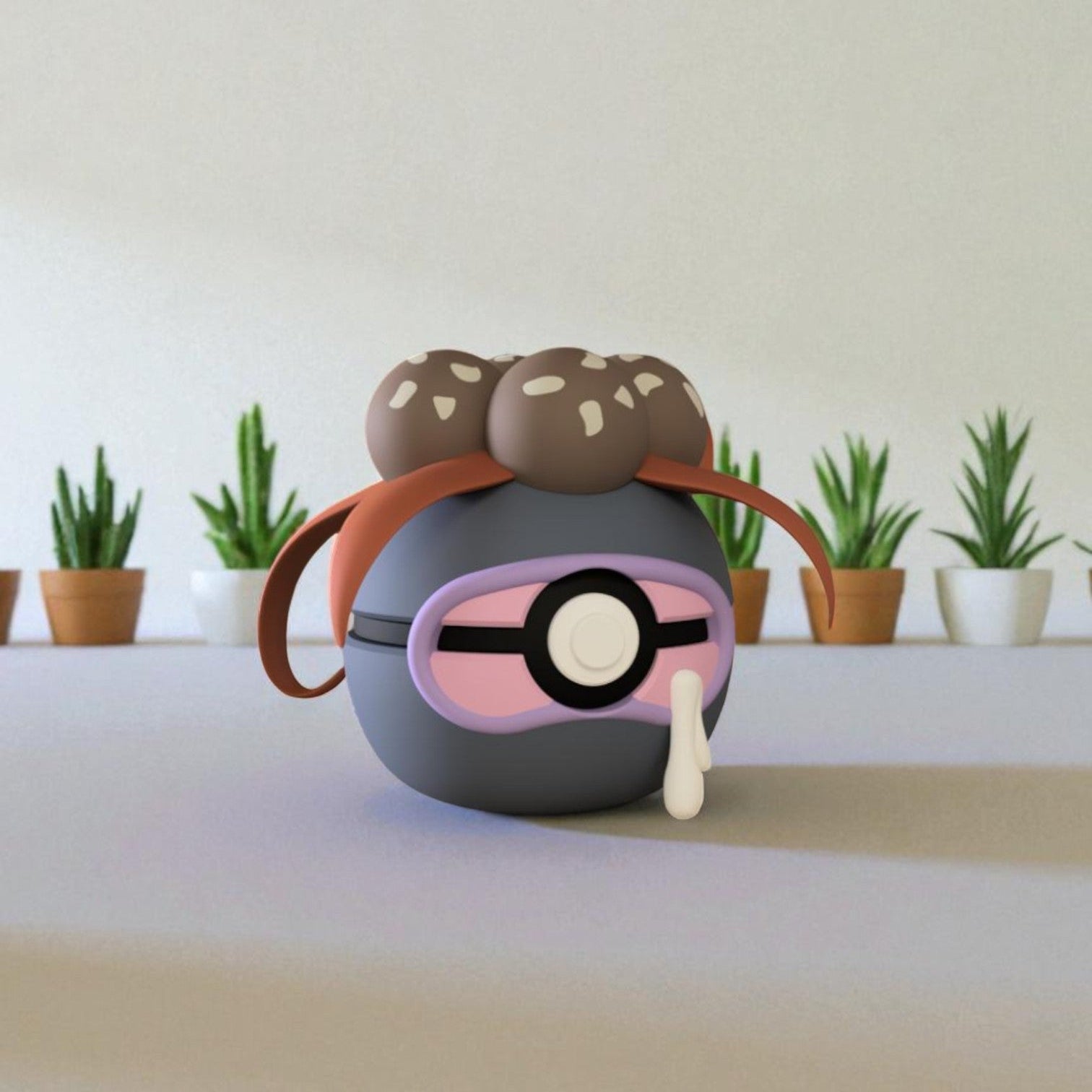 Pokemon Character Design 3D Printed Pokeball - Gloom - Unique Display Collectible