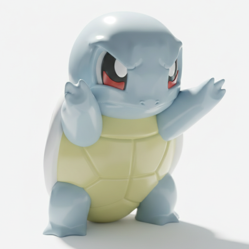 Window Pokemon- 3D Printed Character Design- Unique Display Collectible
