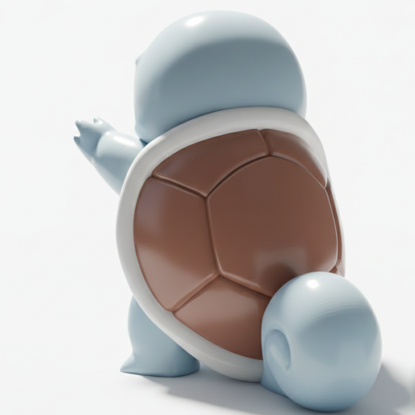 Window Pokemon- 3D Printed Character Design- Unique Display Collectible