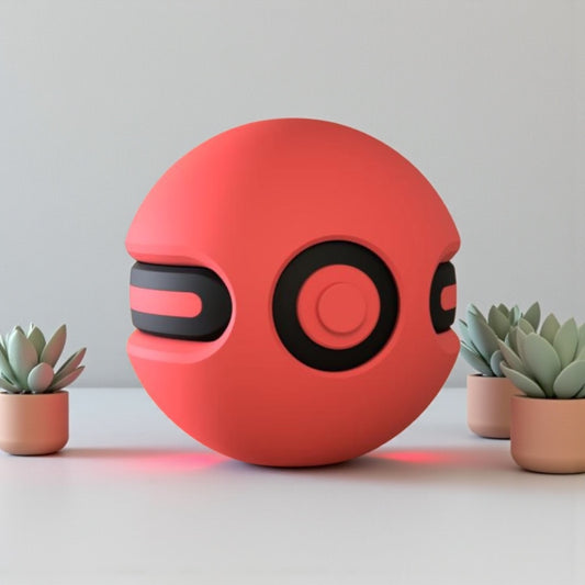 Pokemon 3D Printed Pokeball - Cherish Ball Design - Unique Display Collectible